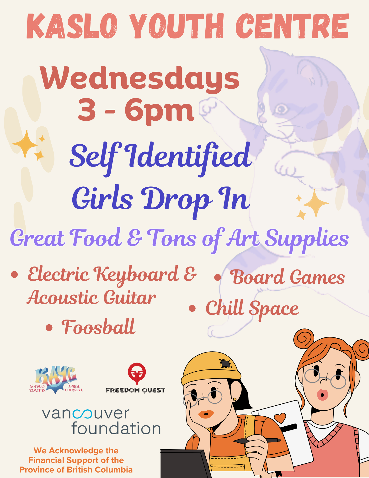 Self-Identified Girls Drop-In